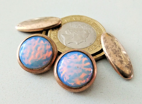 Antique cufflinks dragons - antique,