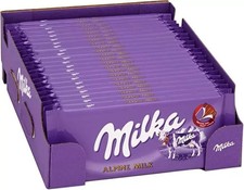 Milka Chocolate Bars | Milka Alpine Milk Bars | Pack of 24 |  Chocolate Gift Box