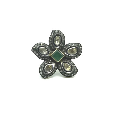 Victorian polki diamond - victorian,