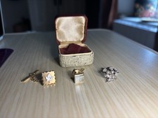 Vintage Set of 3 Sterling Tie