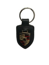 Porsche original 'REU HEUBACH' keyring/fob, extremely good condition, anthracite