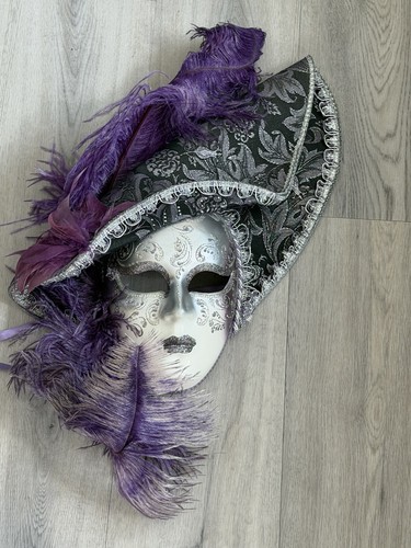 Unique purple black venetian - purple,