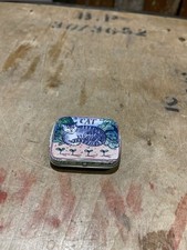 Decorative Trinket Box Tin Cat