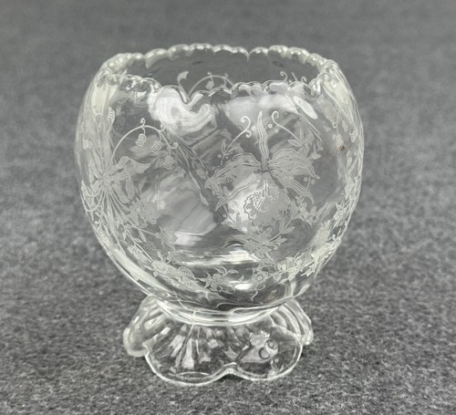 Heisey orchid violet vase - heisey,