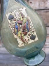 Emile Gallé enamelled glass