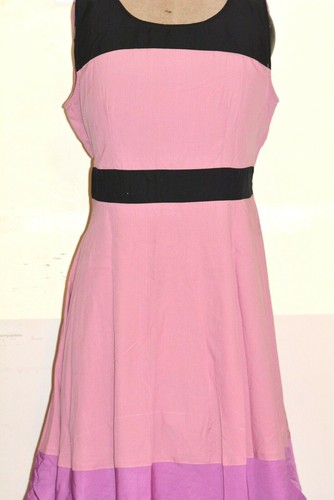 Bnwt pink colour block summer - colour,