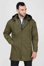 BNWT mens REPLAY 2 in 1 parka jacket coat hooded padded size XL RRP £380
