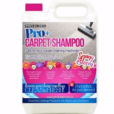 Carpet Shampoo Cleaning Solution 5L Odour Pet Deodoriser Upholstery Cleaner Vax