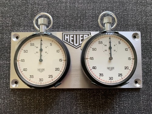 Vintage heuer stopwatch set - vintage,