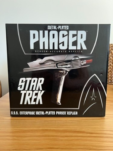Star trek metal plated phaser - trek,