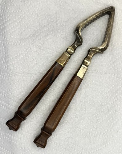 Vintage indian wood and brass - vintage,