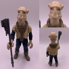 Vintage Kenner Star Wars Figure Complete Vibro Axe POTF Last 17 Yak Face 1985