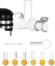 Pasta Maker Attachment for KitchenAid Stand Mixers Included 6 Different Shapes