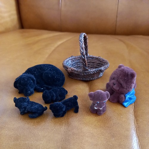 Vintage puppy pocket - vintage, in