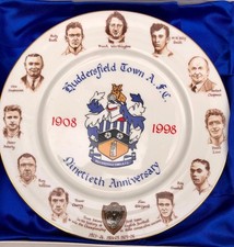 huddersfield town football 19998 ninetieth commemorative plate