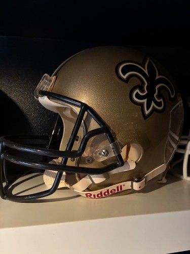 Nfl helmet new orleans saints - nfl,