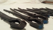 8 X Blacksmith farrier forge tongs nippers anvil  hand forged Christmas Gifts