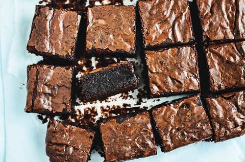 Homemade fresh brownies - fresh,