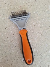 Double-Sided Dog/Cat Grooming Brush Undercoat Rake Deshedding Tool