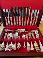 Osborne 46 Piece “Kings pattern” Cutlery Set
