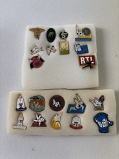 20 Assorted Judo Martial Arts Pin Badges