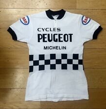 RARE PEUGEOT MICHELIN ESSO VINTAGE CYCLING JERSEY