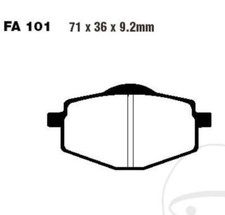 EBC Brake Pads FA101R fits