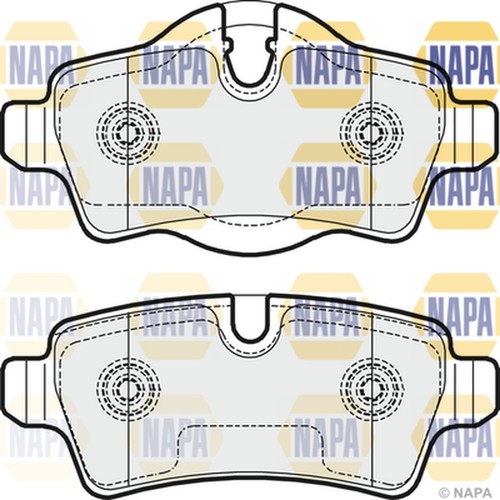 Brake pads set for - mini, cooper