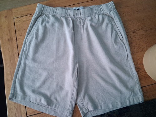 Zara mens linen shorts cream - linen, shorts.