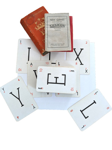 Vintage 1930 lexicon card - 1930's,