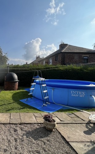 Intex 15ft round pool - intex, 48”