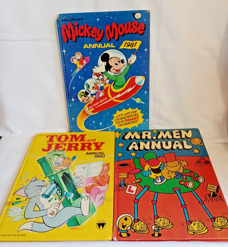1980 comic hardback annuals - comic,