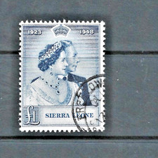 George 6th stamps 1948 - 1948, silver