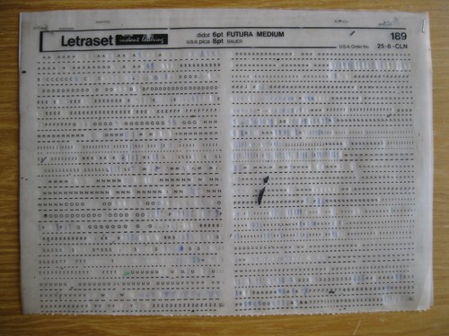 Sheet x letraset - 1/2,