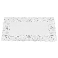 100 Pcs White Lace Paper