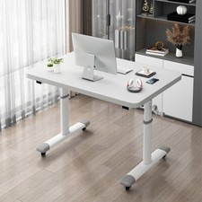 Over Bed Desk Hospital Dining Table On Wheels PC Laptop Mobility Aid Table Stand