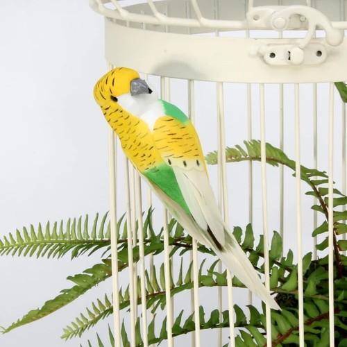 Artificial decorative budgie - artificial,