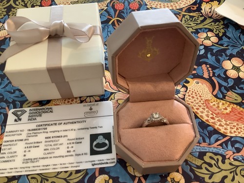 Diamond carat platinum - 1/4,