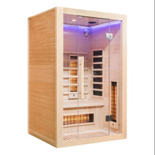 Miracle 2 Person Far Infrared Sauna Cabin | Low EMF Home Spa Detox Heat Therapy