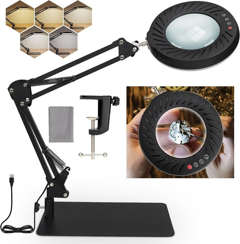 10x magnifying glass with - glass,