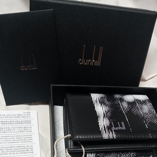 Dunhill tri fold - tri-fold, leather