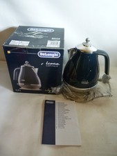 De'Longhi KBOC3001.BL Jug Kettle Icona Capitals 1800W 1.7L Anti Scale Filter