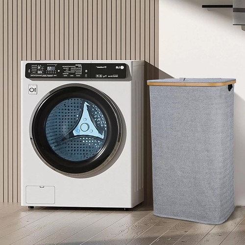 100l laundry basket with lid - 100l,
