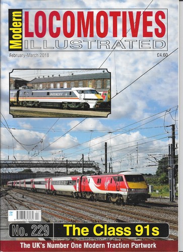Modern locomotives illustrated - modern,