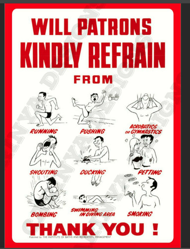 Will patrons refrain from - patrons,