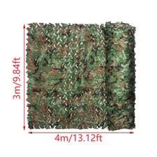 4X6M Camo Net Hunting Shooting Camouflage Hide Army Camping Woodland Netting UK