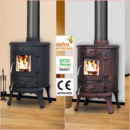 5kw cast iron wood - iron, burner