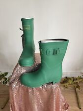 JOULES Kelly Wellies Women's Welly Boots UK 3 5 6 7 Neoprene Lined Apple Green
