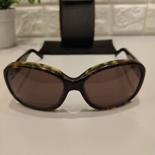 Prada Triangle Logo Sunglasses Brown Gold SPR10M 2AU-8C1 130 3N Tortoiseshell 