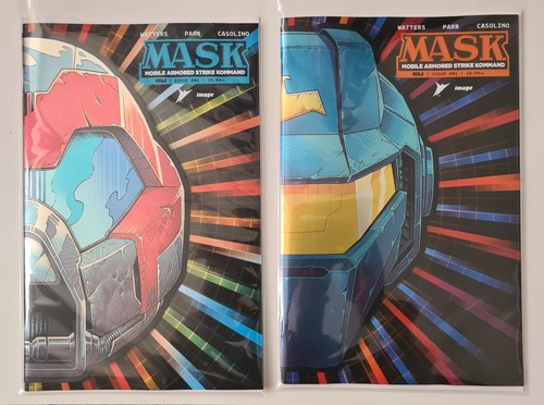 Mask and die cut foil - mask, #1q